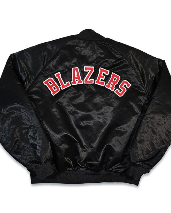 Portland Trail Blazers 80’s Bomber Satin Jacket