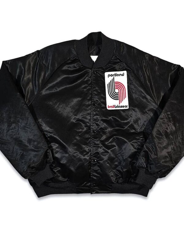 Portland Trail Blazers 80’s Bomber Satin Jacket