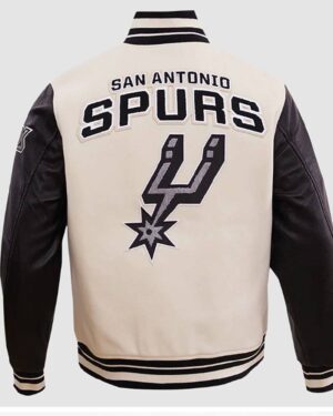 San Antonio Spurs Retro Classic Rib Varsity Jacket