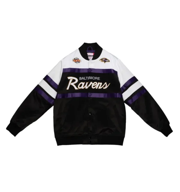 Special Script Heavyweight Satin Jacket Baltimore Ravens