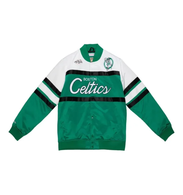 Special Script Heavyweight Satin Jacket Boston Celtics