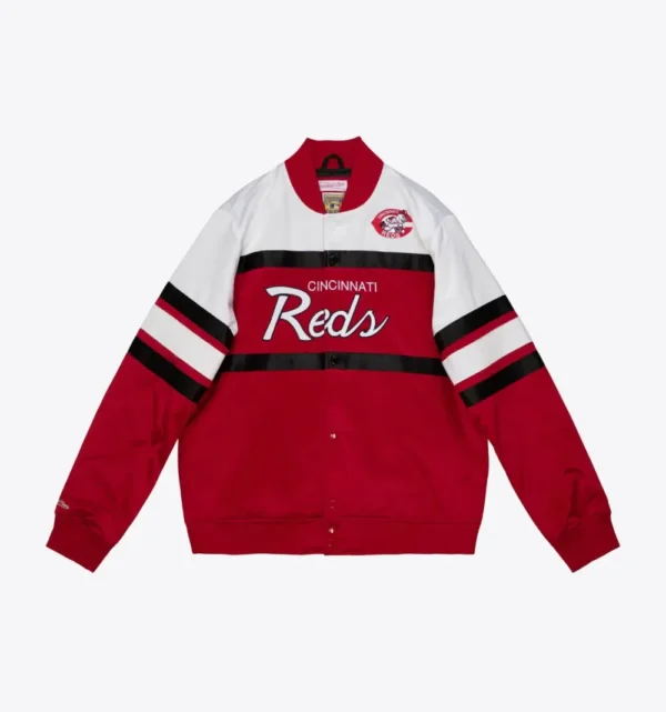 Special Script Heavyweight Satin Jacket Cincinnati Reds