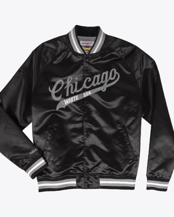 Special Script Lightweight Satin Jacket Chicago White Sox