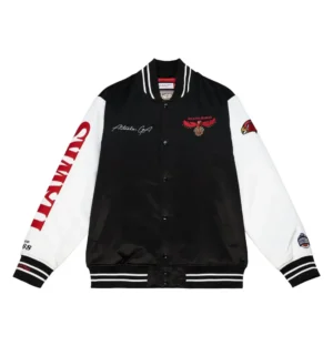 Team Origins Varsity Satin Jacket Atlanta Hawks