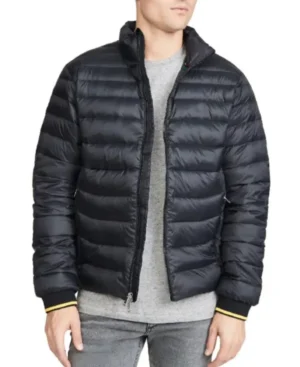 Ted Lasso Colin Hughes Quilted Parachute Puffer Jacket