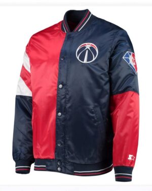 Washington Wizards Leader 75th Anniversary Varsity Jacket