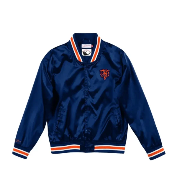 Women’s Lightweight Satin Jacket Chicago Bears