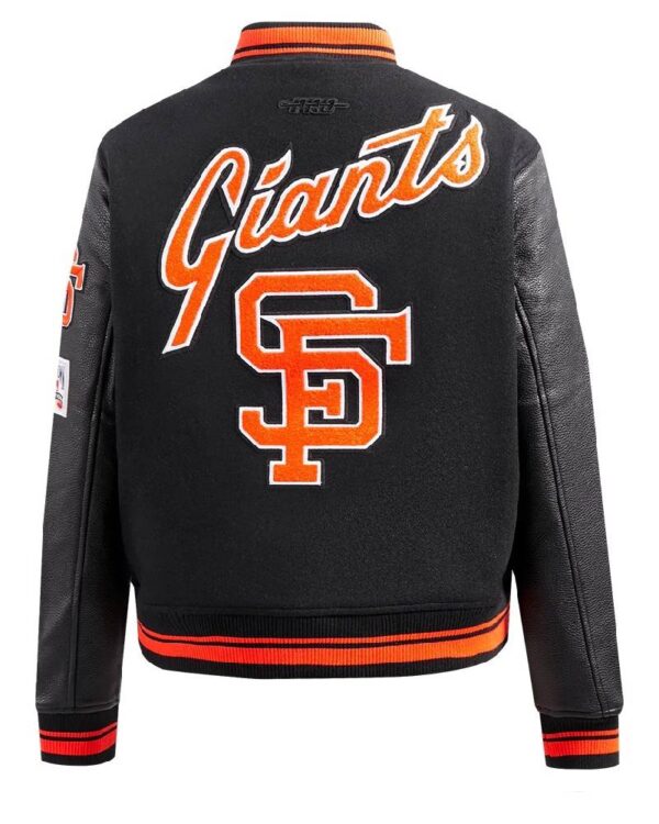 Women’s San Francisco Wool & Leather Varsity Jacket