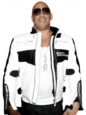 Fast and Furious 7 Dominic Toretto Racer Leather Jacket