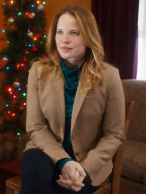 Katie Leclerc Movie A Very Vermont Christmas 2024 Joy Keogh Brown Blazer