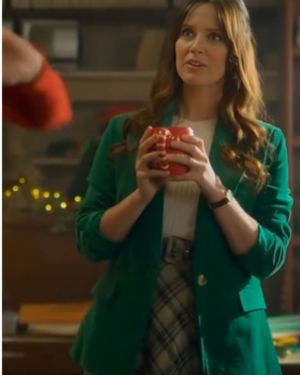 A Vintage Christmas 2024 Merritt Patterson Green Blazer