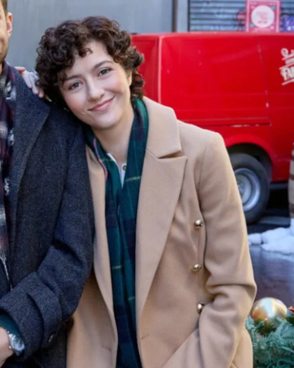 The 5-year Christmas Party Katie Findlay Wool Trench Coat