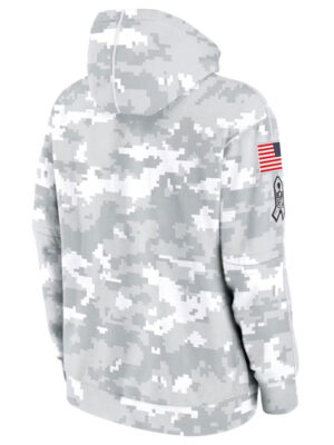 Arizona Cardinals Salute To Service Camo 2024 Hoodie