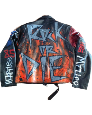 BYN Rock N Roll Painted Leather Jacket