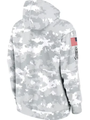 Baltimore Ravens Salute To Service Camo 2024 Hoodie