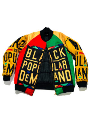 Black By Popular Demand Unisex Bomber Jacket