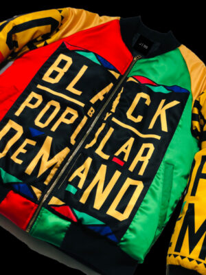 Black By Popular Demand Unisex Homage Bomber Jacket