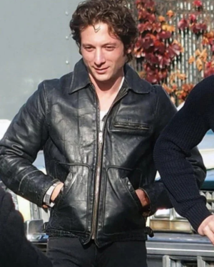 Jeremy Allen White Deliver Me From Nowhere Black Jacket