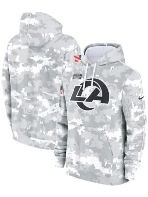 Los Angeles Rams Salute To Service Camo 2024 Hoodie