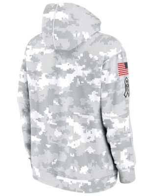 New England Patriots Salute To Service Camo 2024 Hoodie