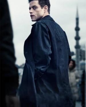 Rami Malek The Amateur Black Coat