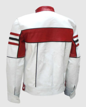 Red And White Leather Jacket