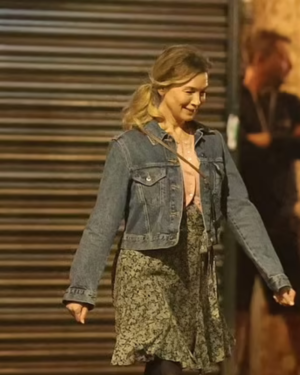 Renée Zellweger Bridget Jones: Mad About The Boy 2025 Denim Jacket