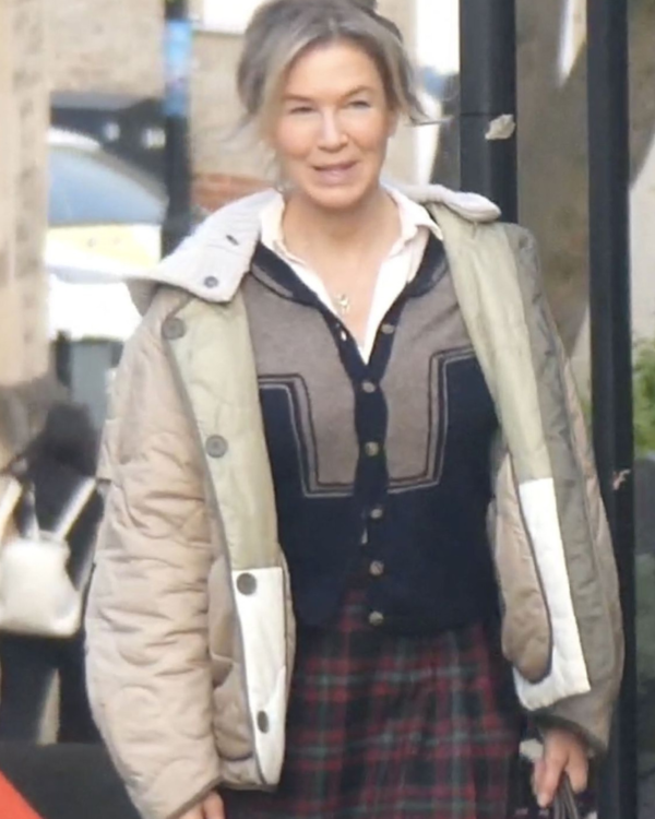 Renée Zellweger Bridget Jones: Mad About The Boy 2025 Beige Jacket