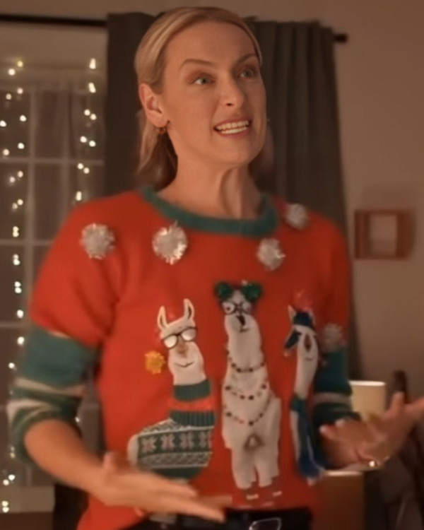 The Christmas Charade Rachel Skarsten Red Sweater