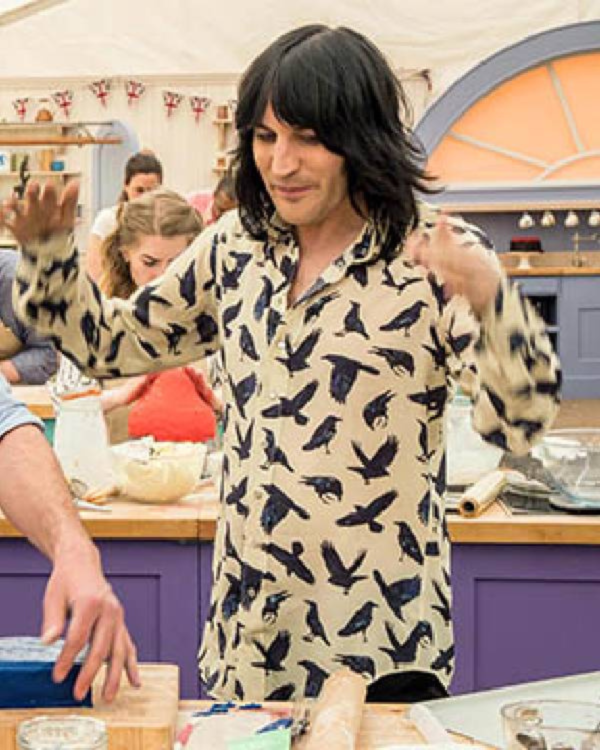 Bake Off Noel Fielding Bird Printed Shirt