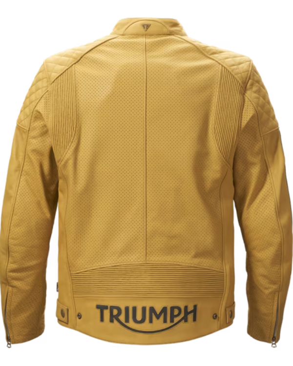 Triumph Men’s Gold Motorcycle Braddan Air Race Jacket