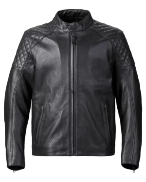 Triumph Men’s Black Motorcycle Braddan Air Race Jacket