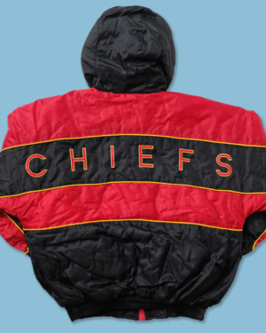 Women’s Kansas City Chiefs Padded Black And Red Jacket