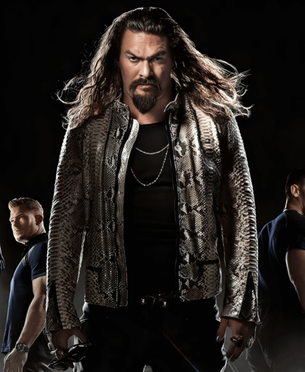 Fast X 2023 Jason Momoa Snake Print Leather Jacket