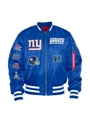 New York Giants Alpha Industries MA-1 Bomber Jacket