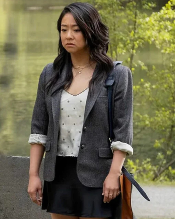 Ruby Tv Series Laid 2024 Stephanie Hsu Grey Blazer