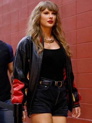 Taylor Swift Kansas City Chiefs Vintage Leather Bomber Jacket – Recreation