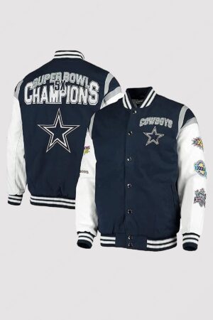 5x Super Bowl Champion Dallas Cowboys Varsity Jacket